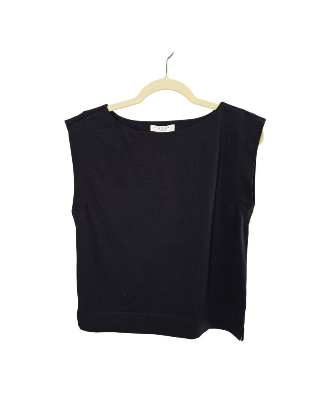 NWT Ann Taylor Weekend 100% Cotton Sleeveless Muscle Tank Top Size Small